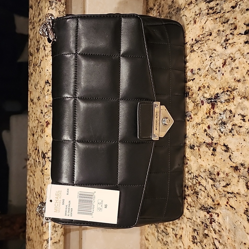 Michael Kors quilted Soho Black